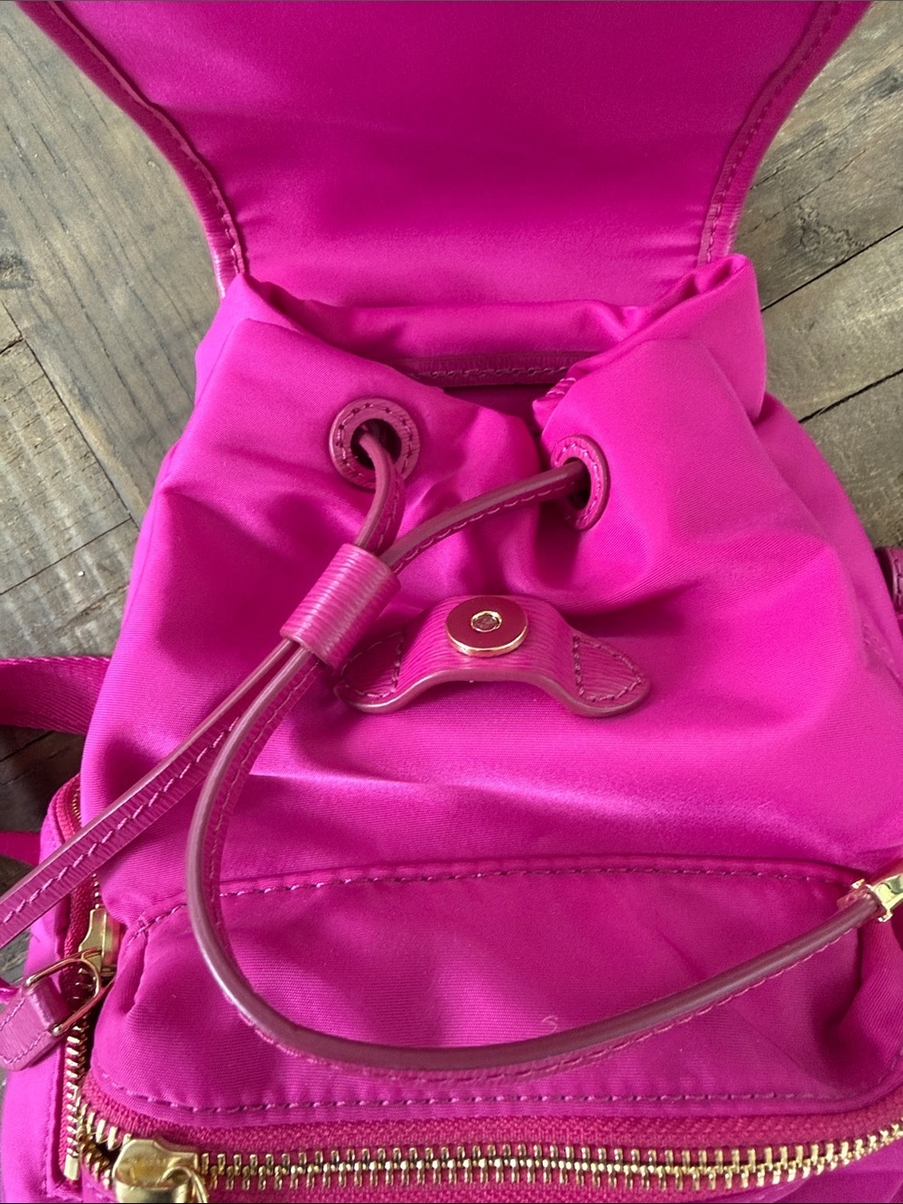 Ralph Lauren Pink Nylon Backpack - Picture 4 of 9